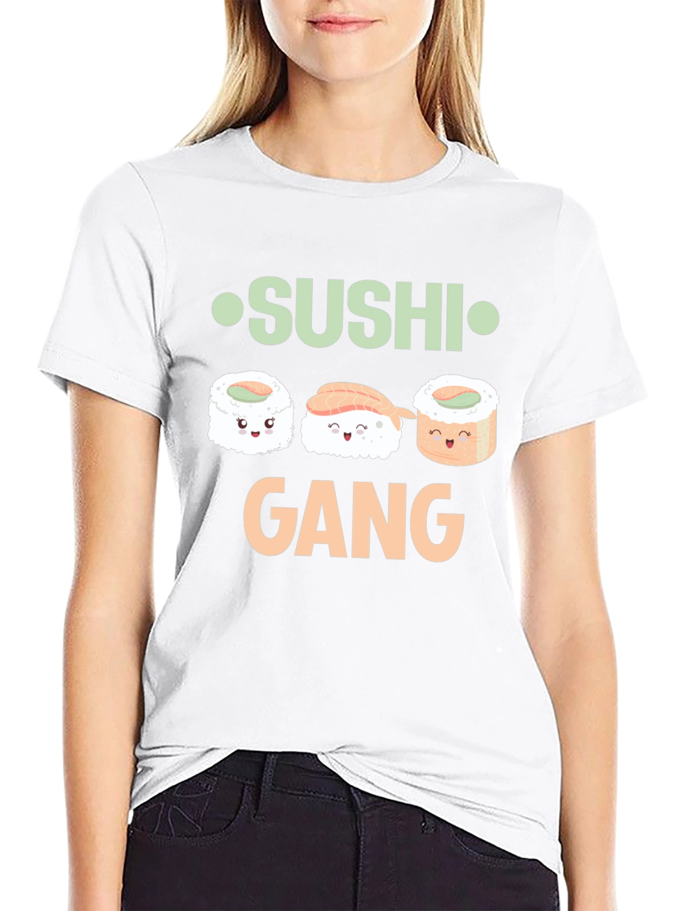 Sushi Gang T-Shirt - Fun Kawaii Design