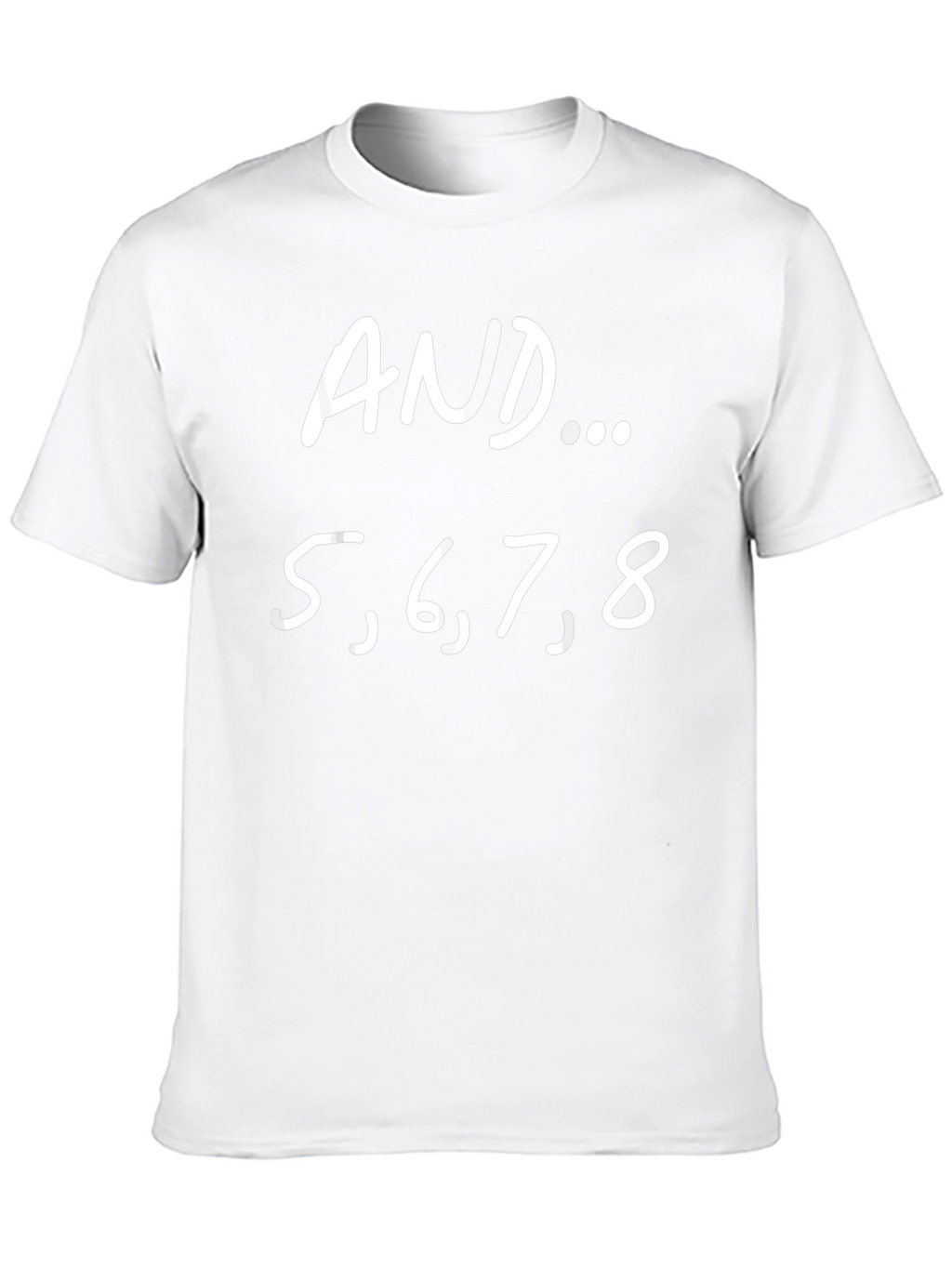 Dance T-Shirt - AND... 5678 - Black Crew Neck