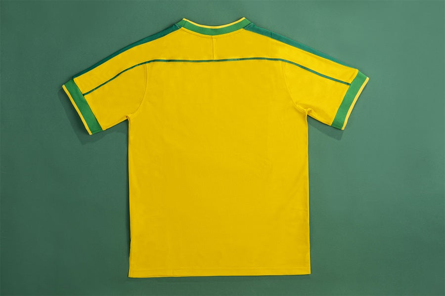 LEONARDO #18 Retro Brazil Home Jersey World Cup 1998 Image 5