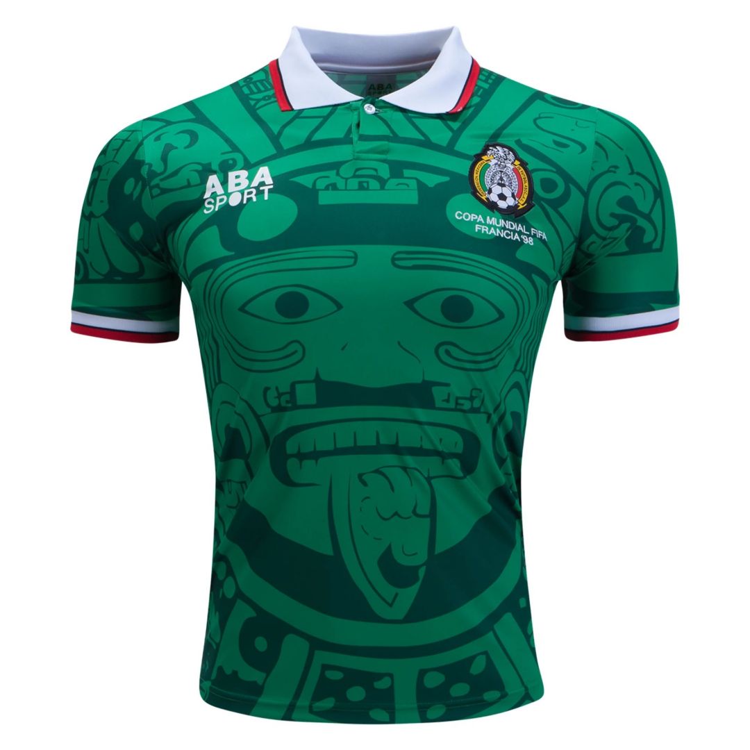 BLANCO #11 Retro Mexico Home Jersey World Cup 1998 Back