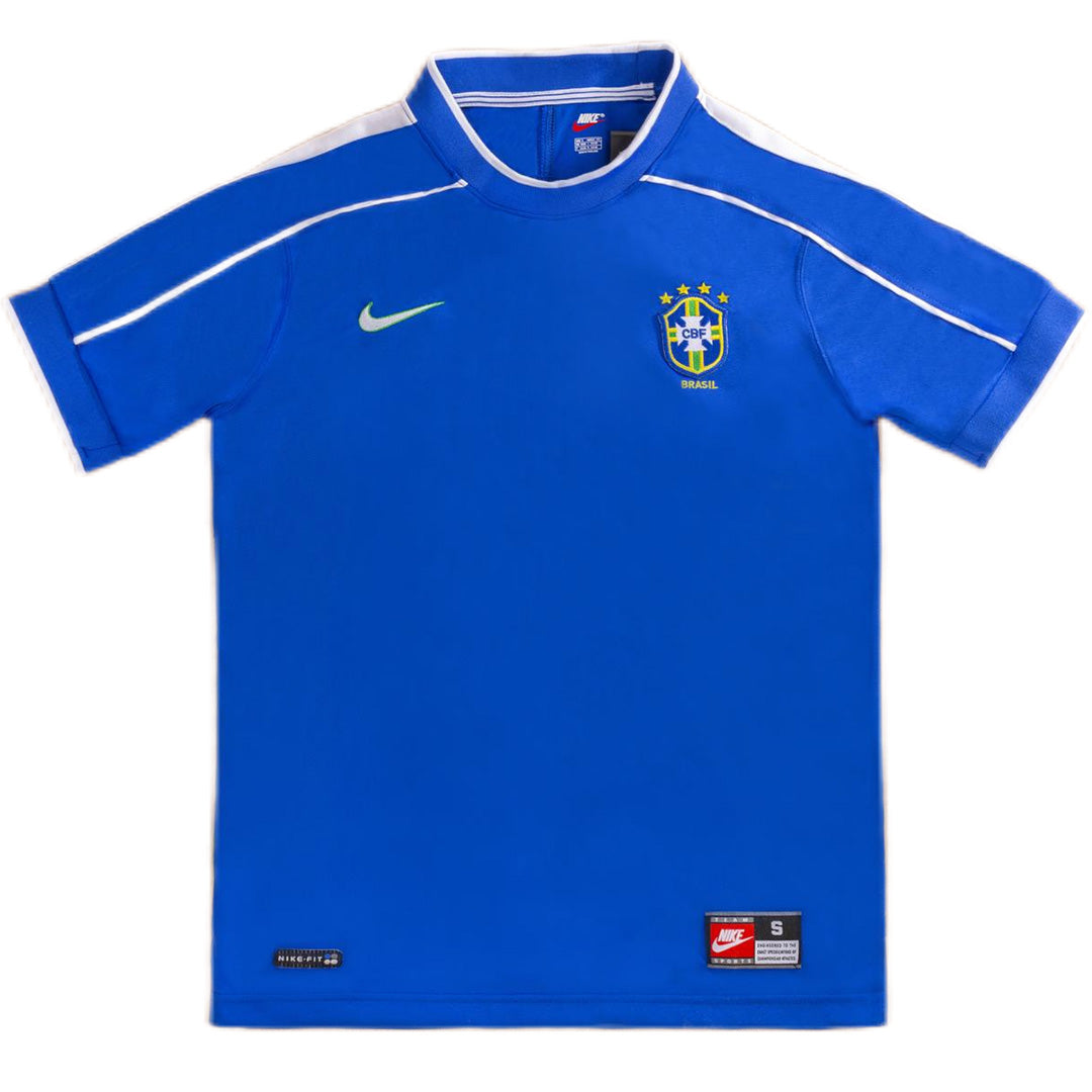 RIVALDO #10 Retro Brazil Away Jersey World Cup 1998 Image 3