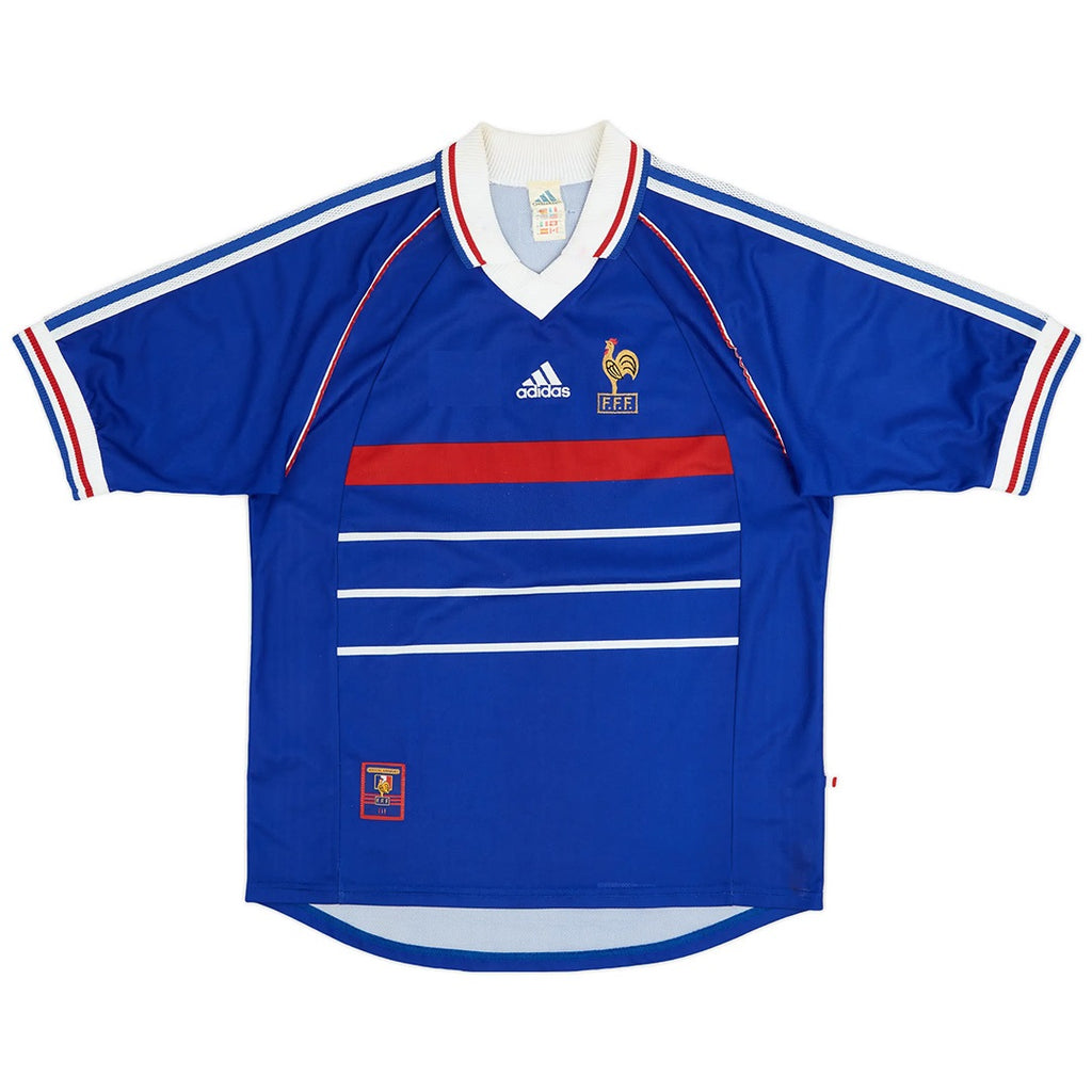 HENRY #12 Retro France Home Jersey World Cup 1998 Back