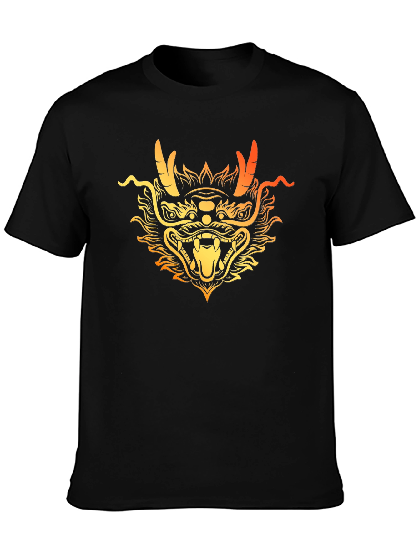 Dragon Graphic Tee - Mens Black T-Shirt