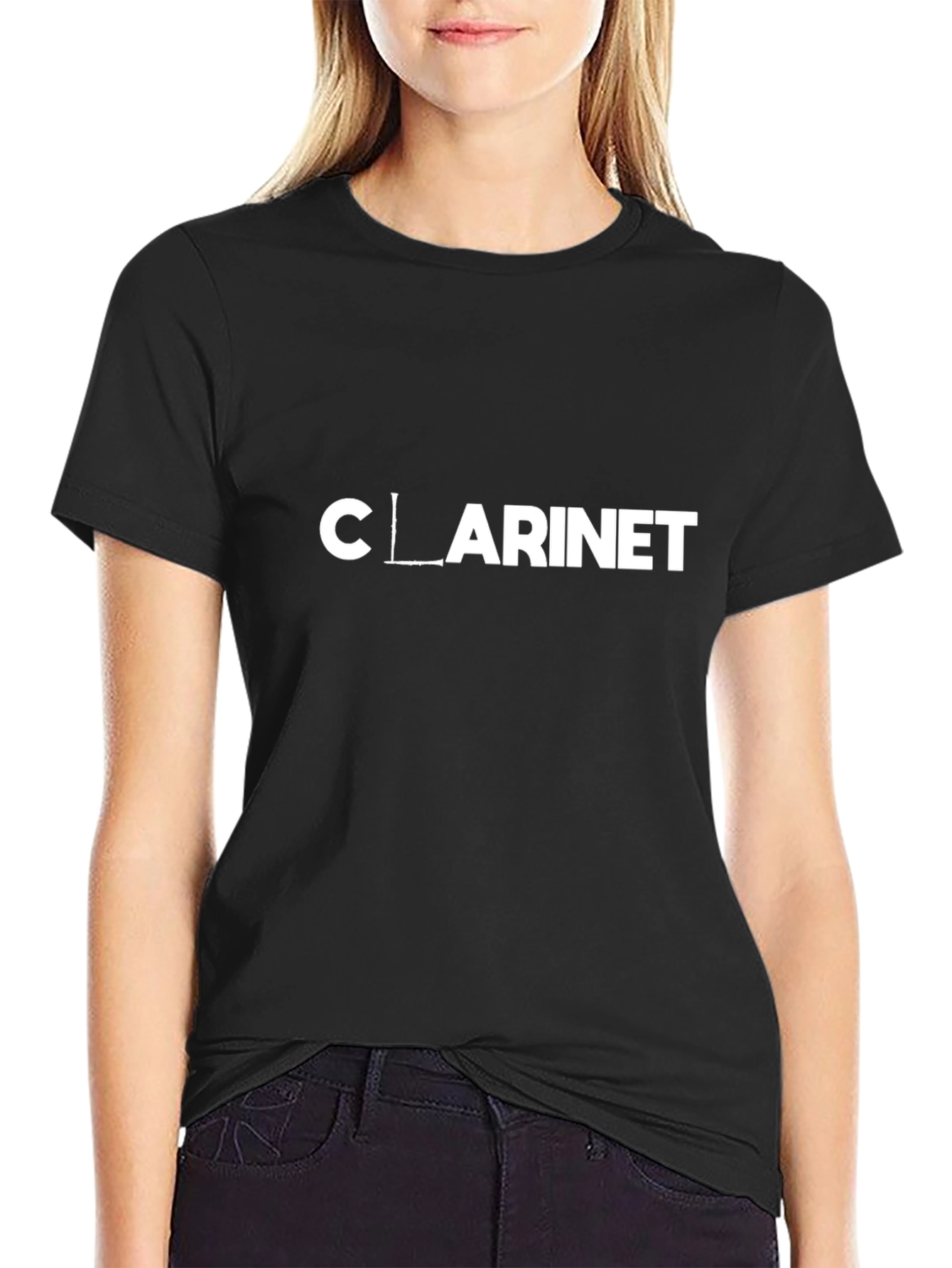 Clarinet T-Shirt - Black Graphic Tee