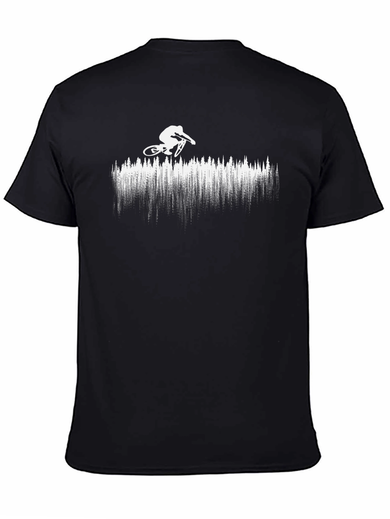 Mountain Biker Graphic Tee - Black