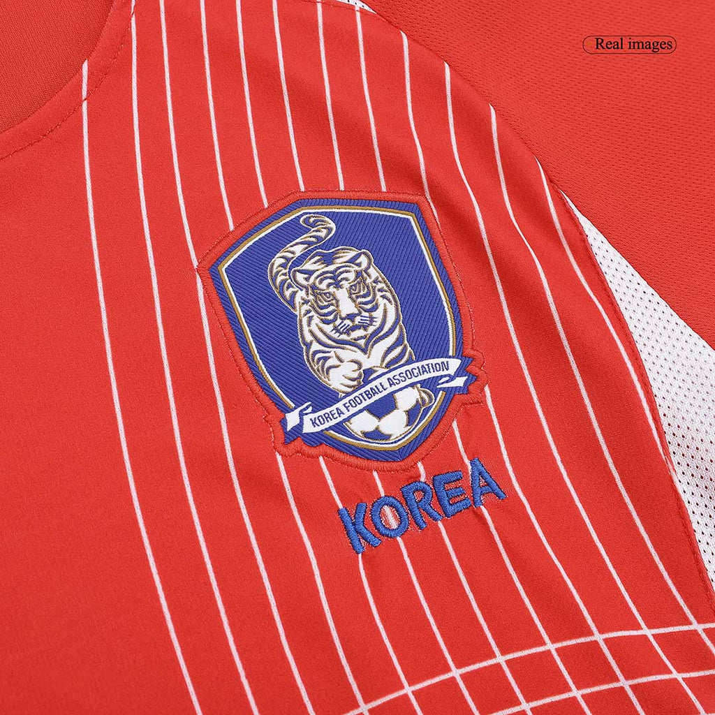 D H KIM #8 Retro South Korea Home Jersey 2002 Image 4