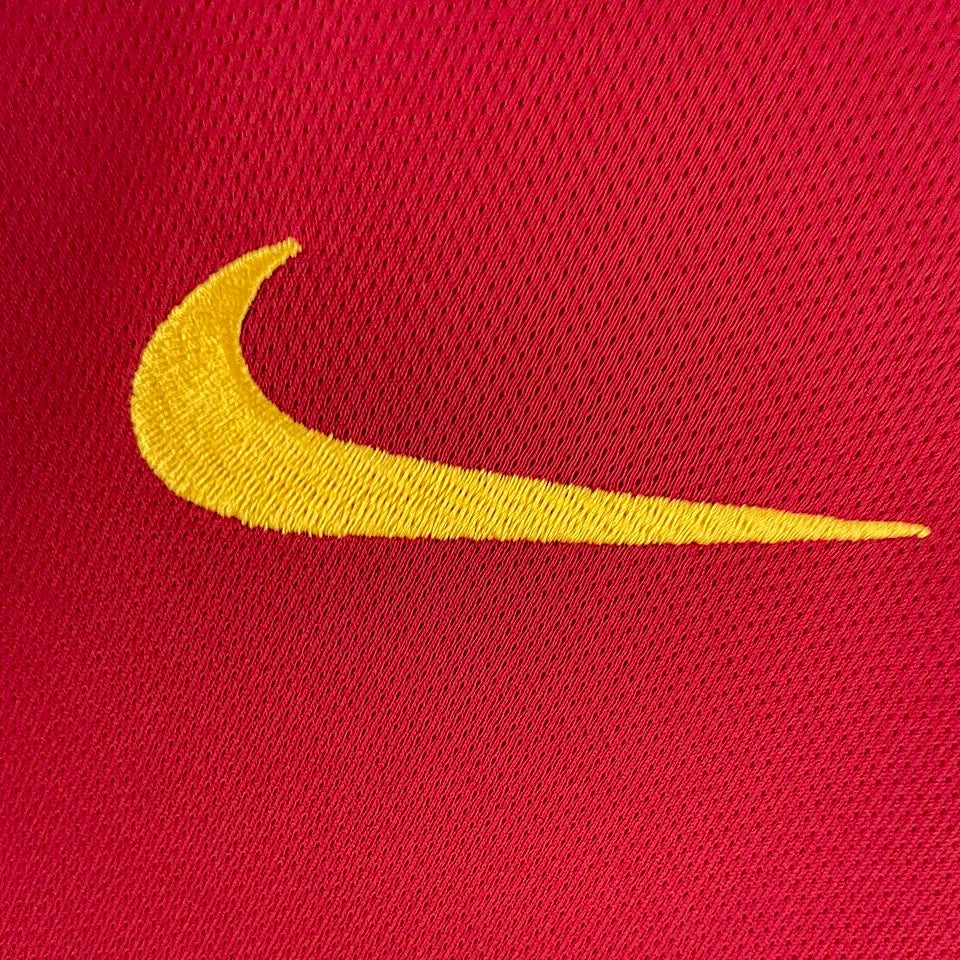 2006 Portugal Home Retro Soccer Jersey Detail 4
