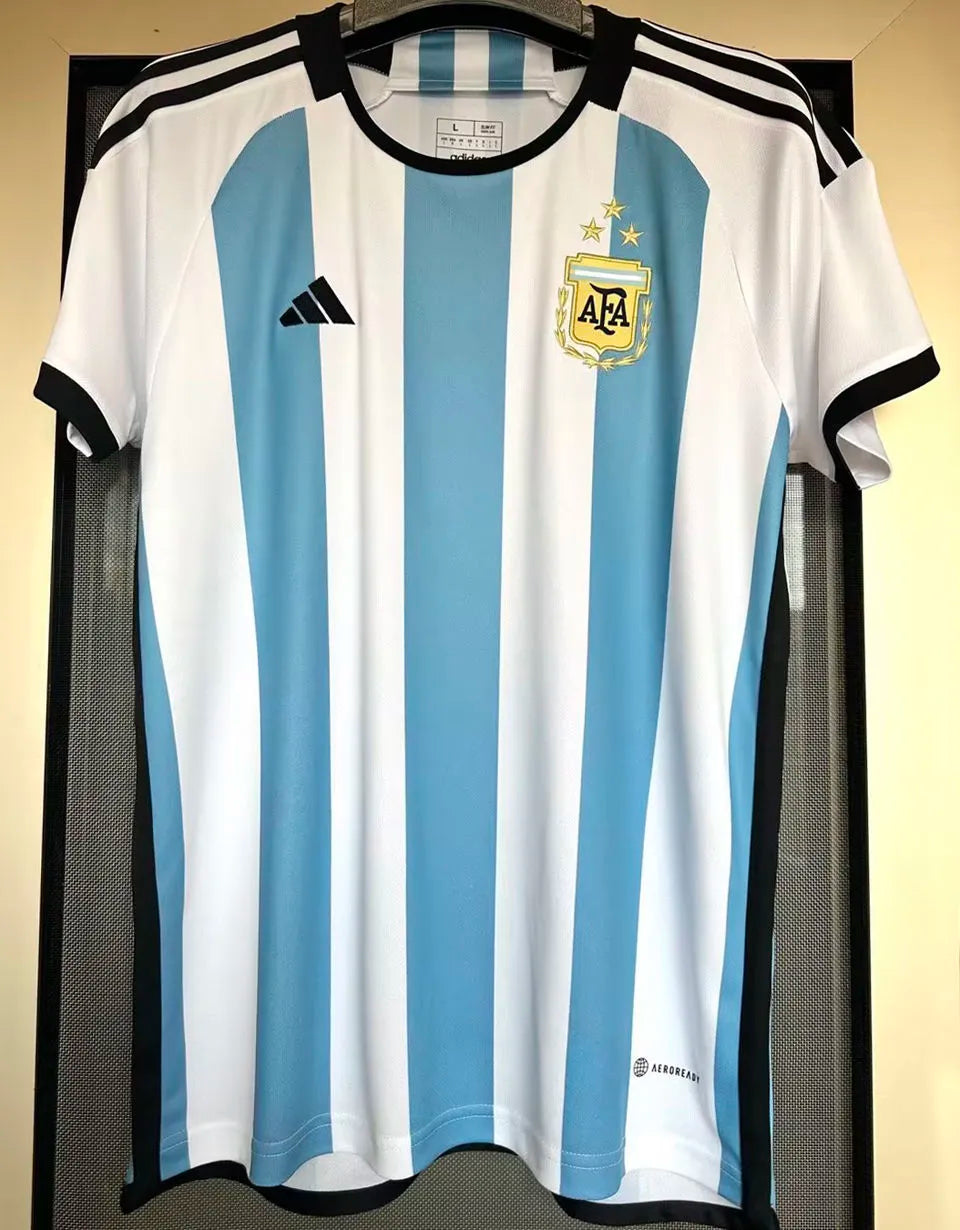 2022/23 Argentina 1:1 Quality Home Fans Jersey (3 Stars 3星) Detail 2
