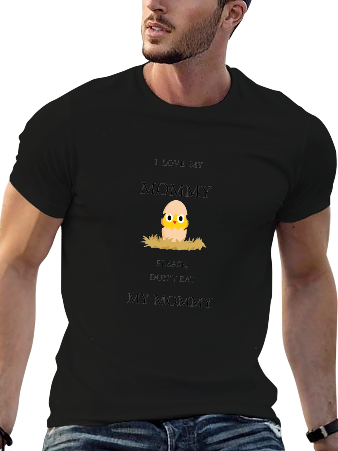 I Love My Mommy Chick Graphic Tee