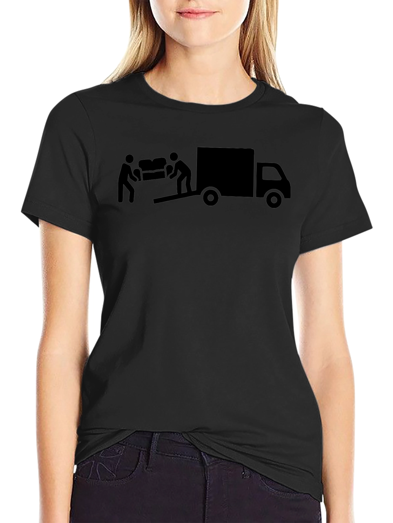 Moving Day T-Shirt - Mens Black Graphic Tee