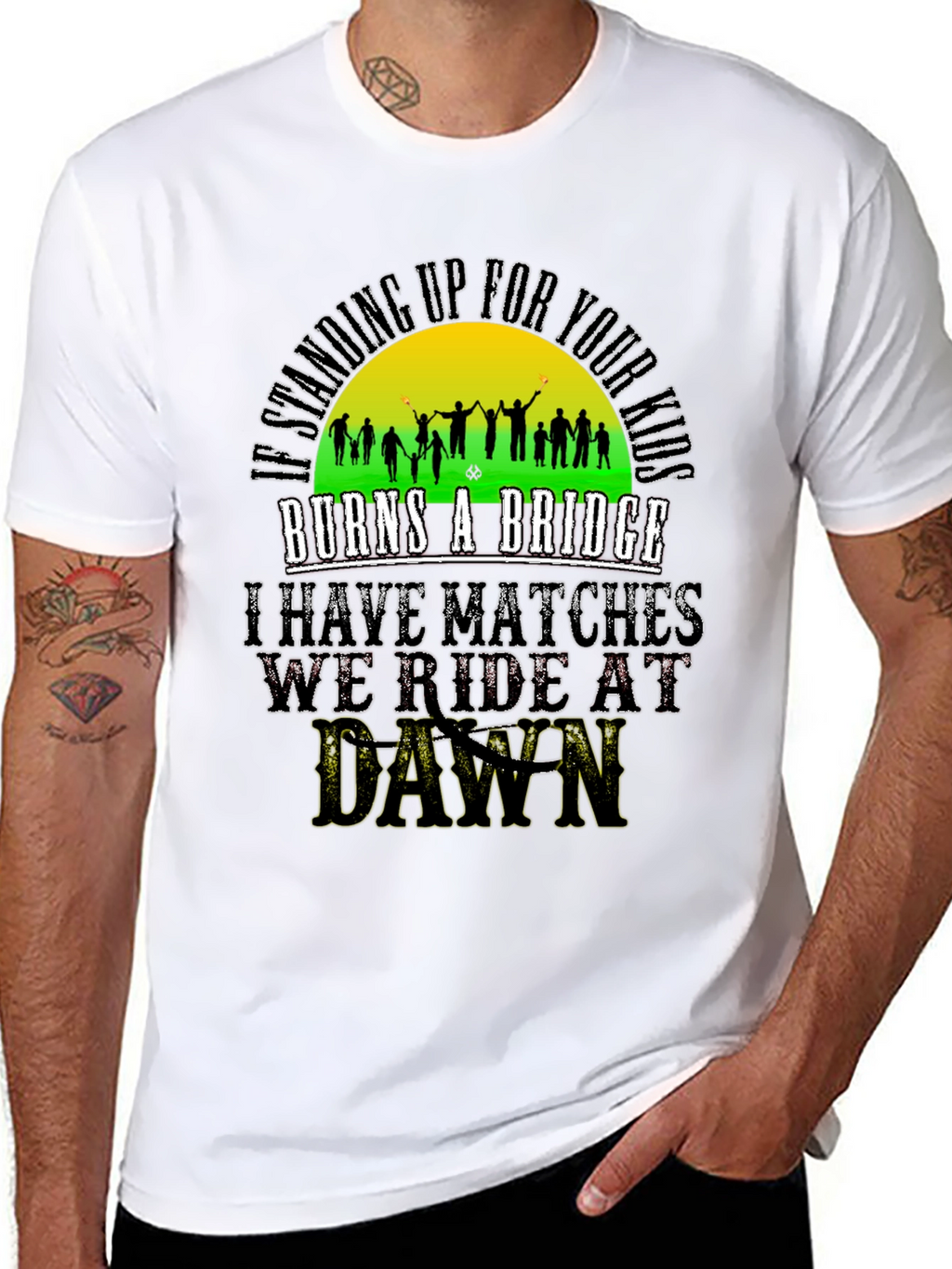 Im Standing Up For Your Kids Graphic Tee
