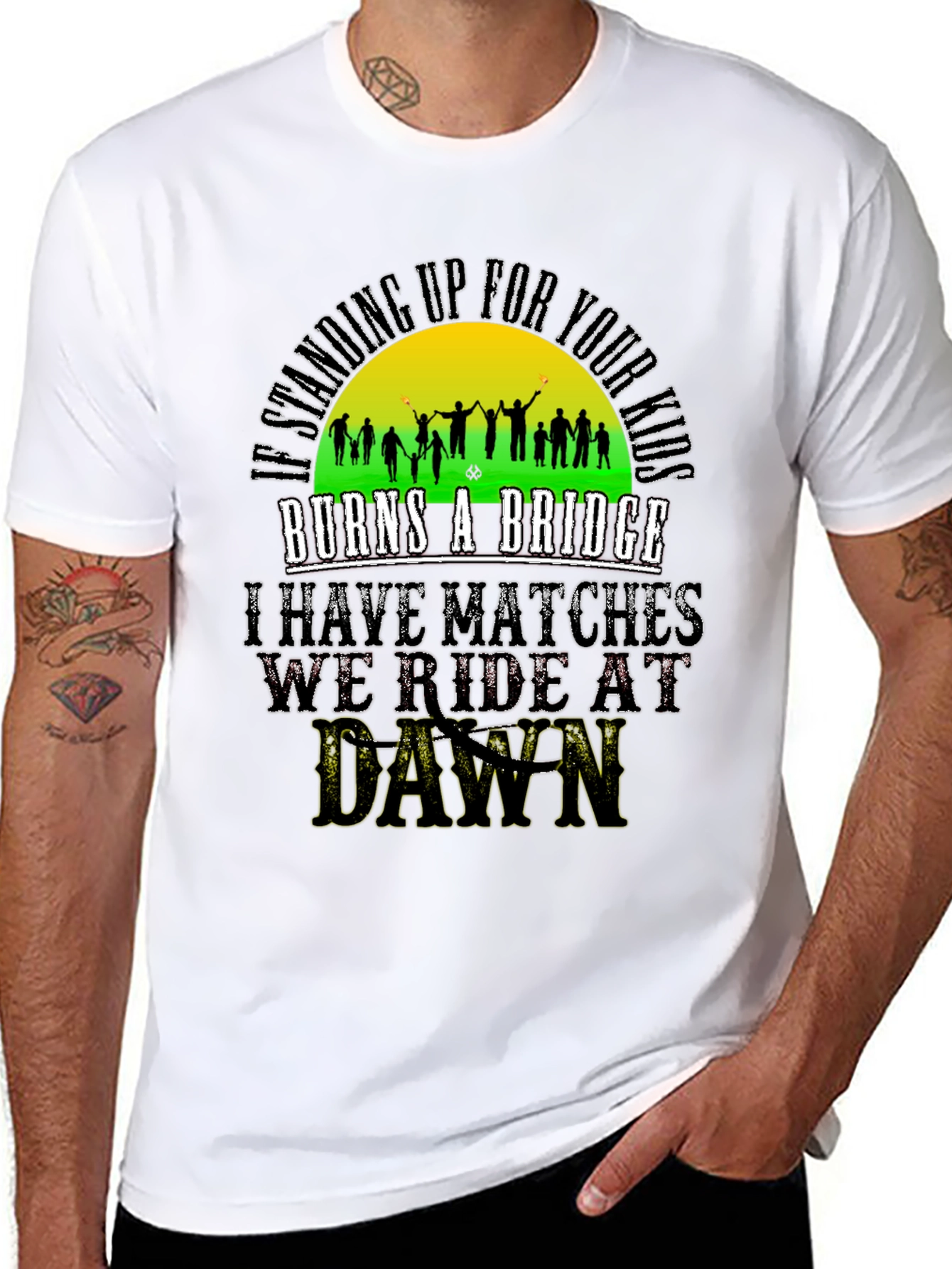 Im Standing Up For Your Kids Graphic Tee