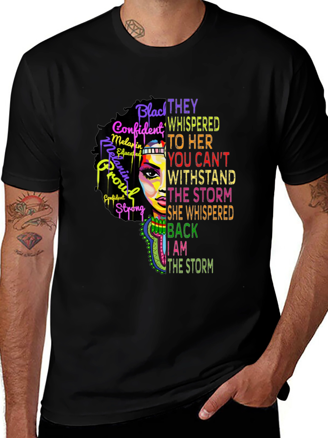 Empowered Melanin Black Pride Graphic Tee