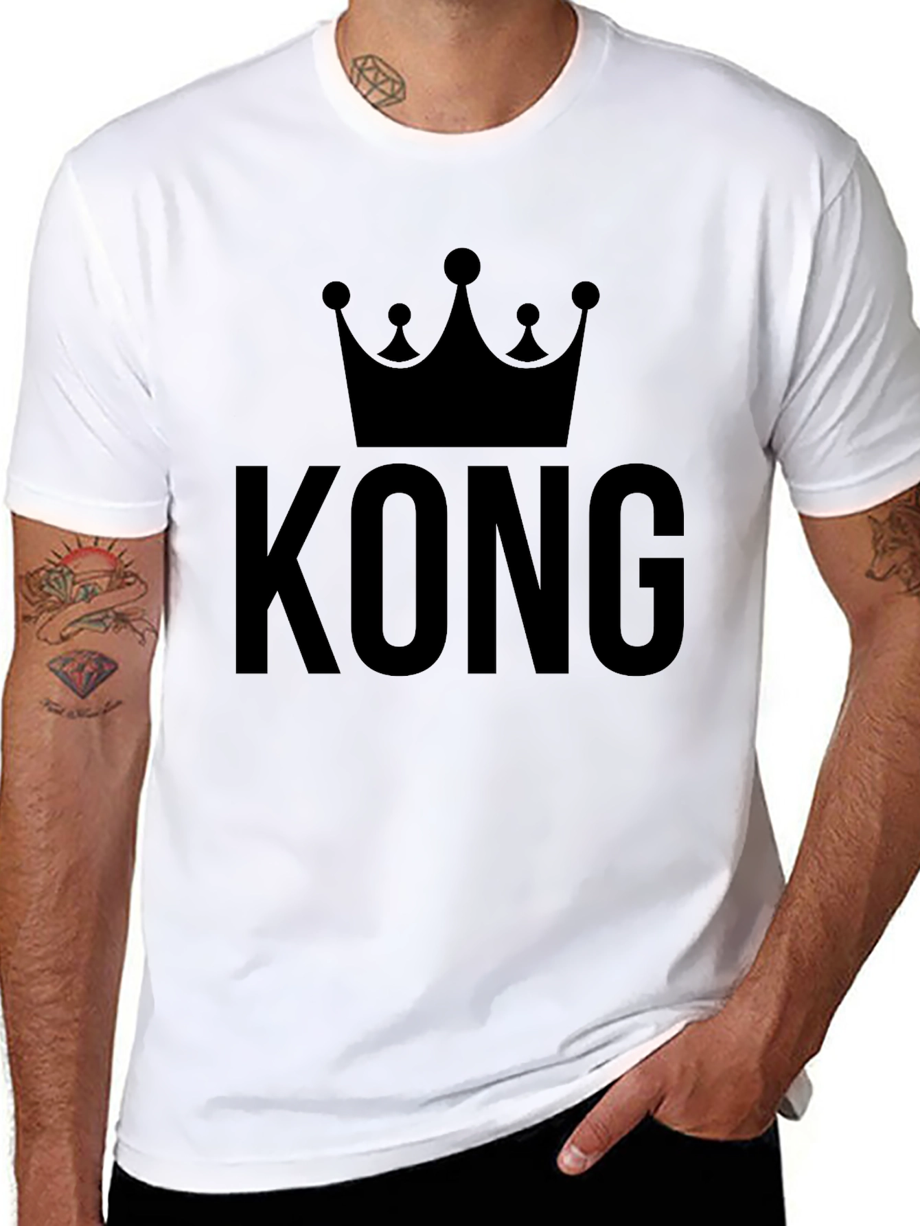 King Kong Crown T-Shirt - Black