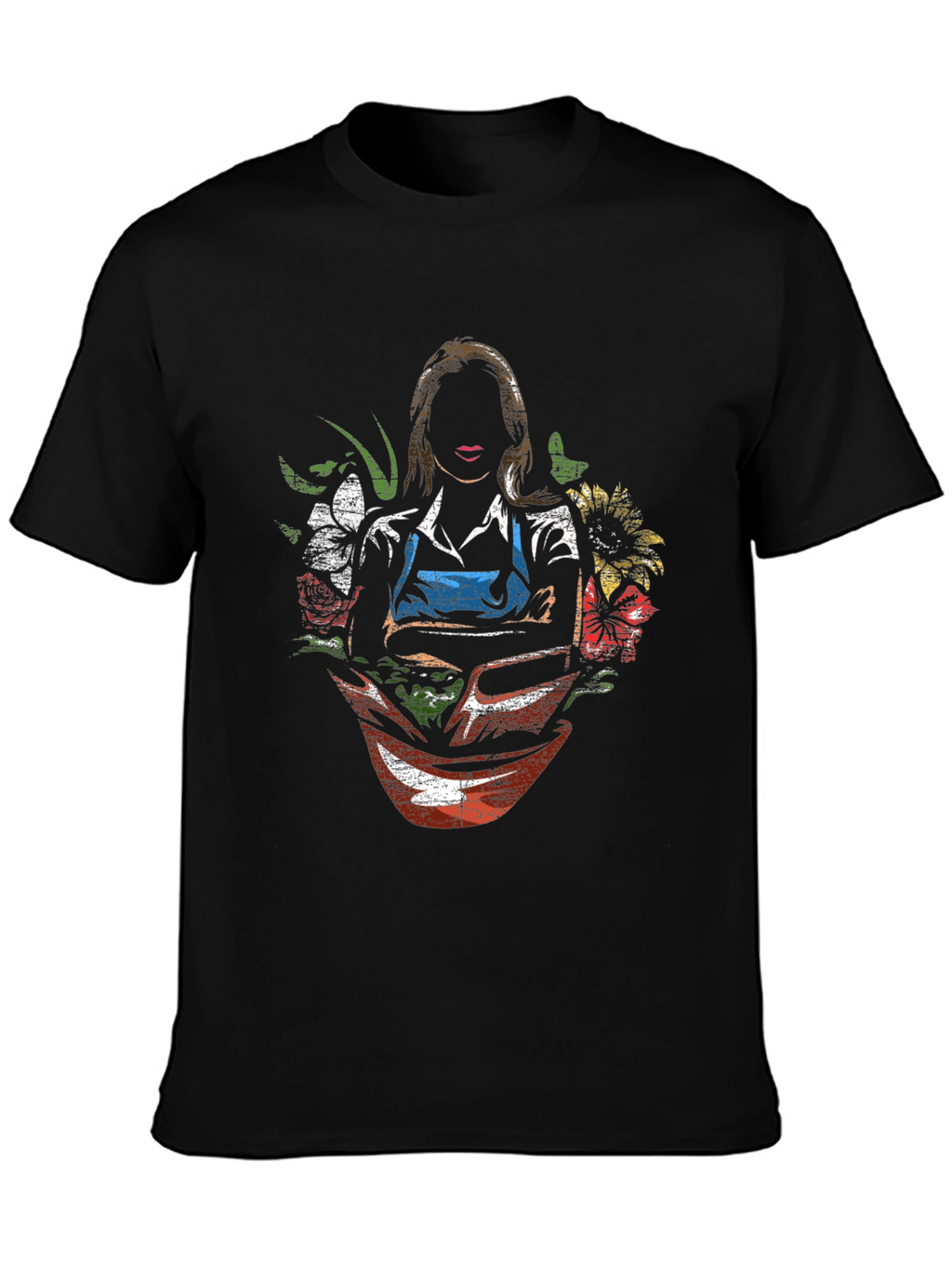 Floral Gardener Graphic T-Shirt