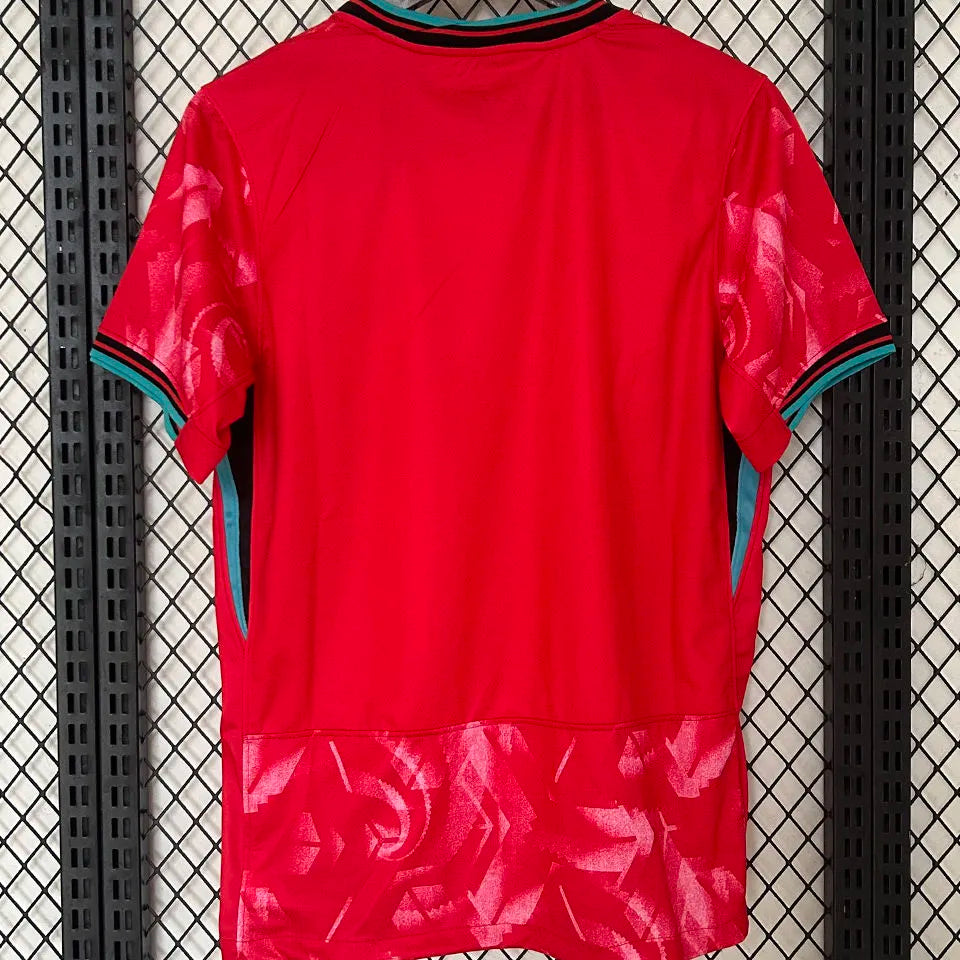 KANGIN #18 South Korea Home Red Fans Soccer Jersey 2024/25 ★★ Detail 1