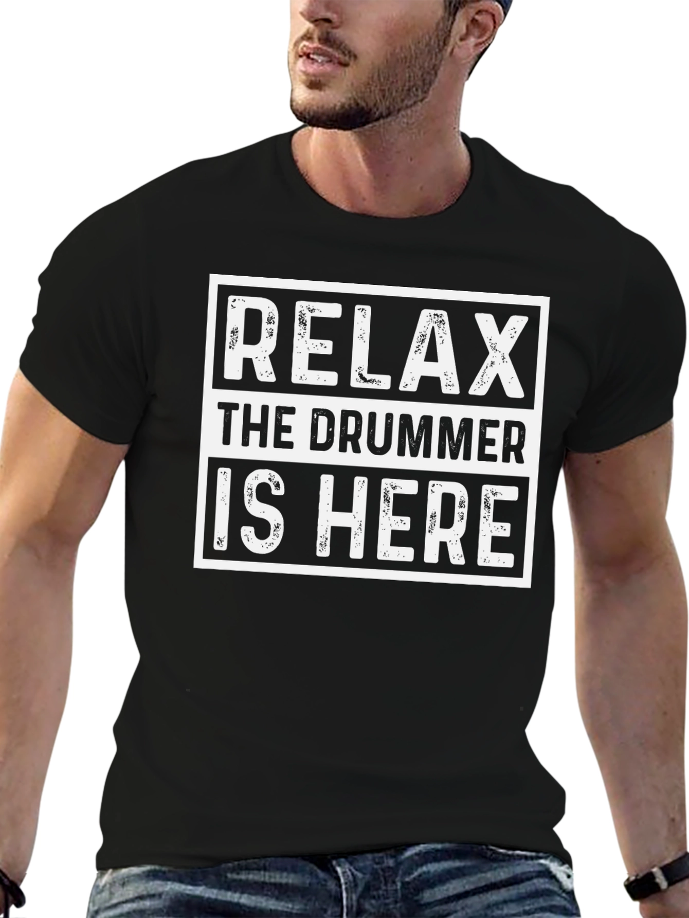 Relax The Drummer Is Here Graphic Tee