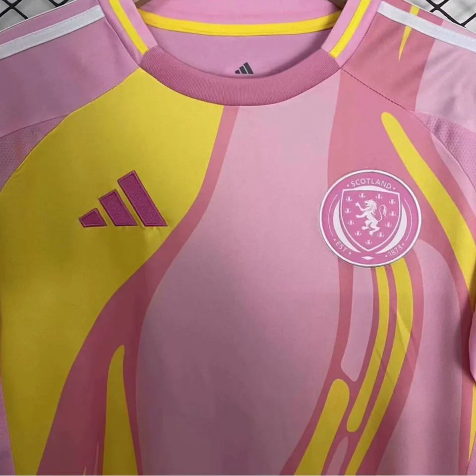 2025/26 Scotland Away Fans Soccer Jersey Detail 2