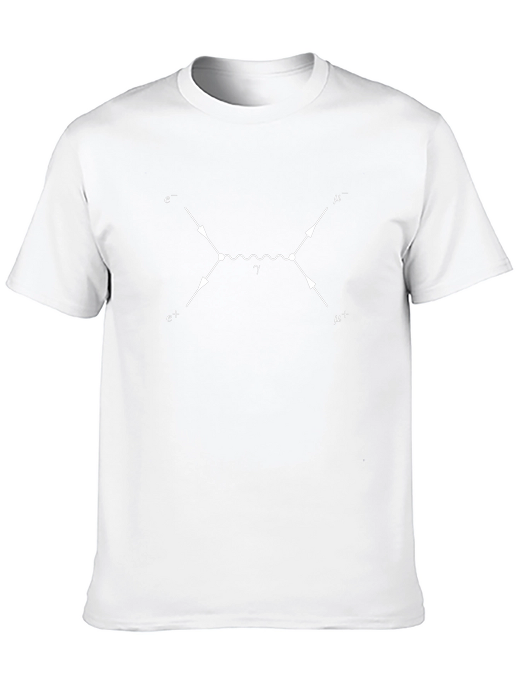 Physics Feynman Diagram T-Shirt - Electron Muon Interaction
