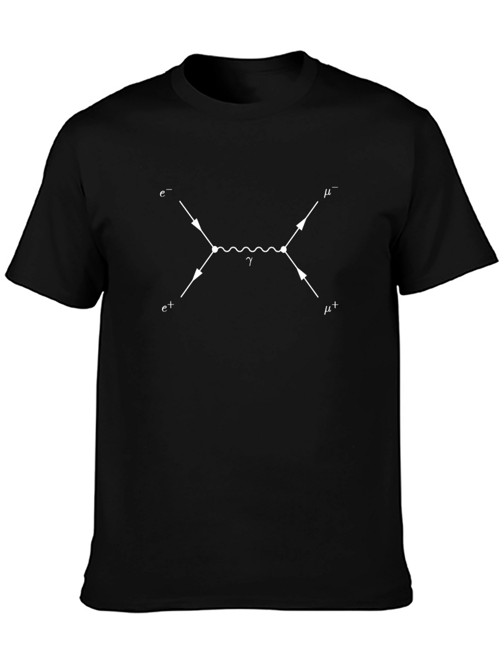 Physics Feynman Diagram T-Shirt - Electron Muon Interaction