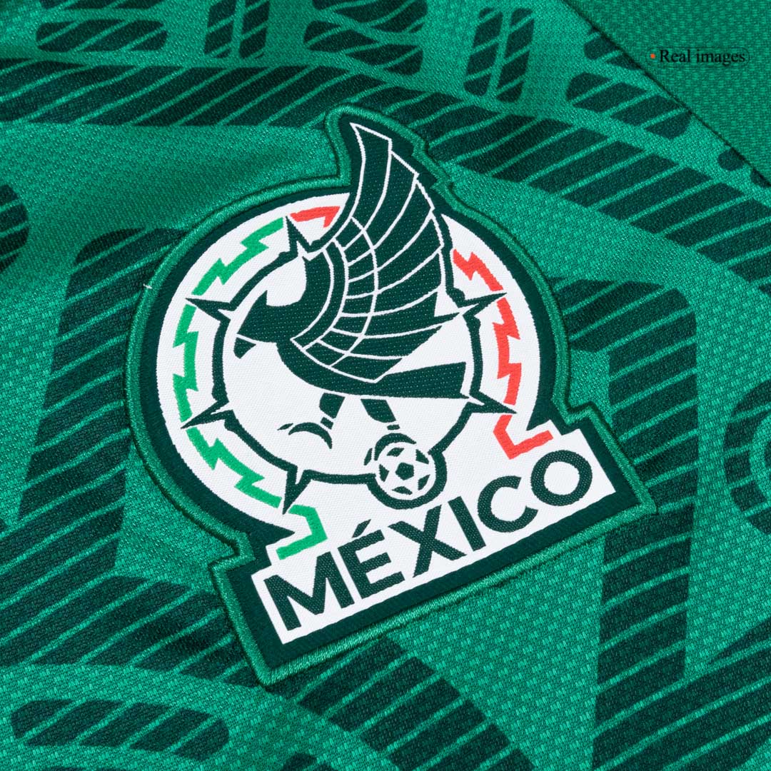 S.GIMENEZ#11 Mexico Home Soccer Jersey World Cup 2026 Green Image 5