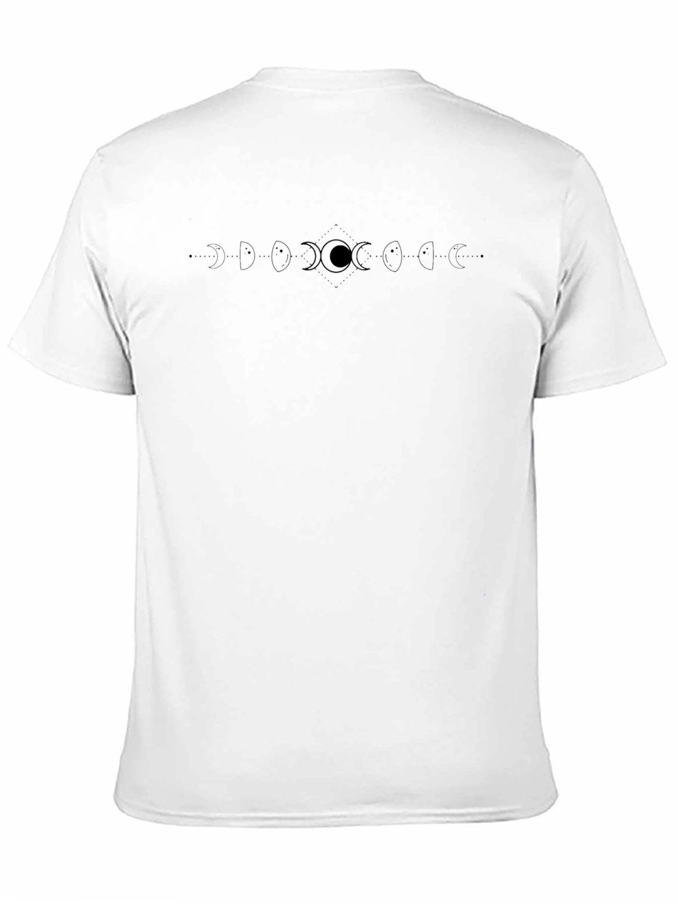 Lunar Cycle Graphic Tee - Black