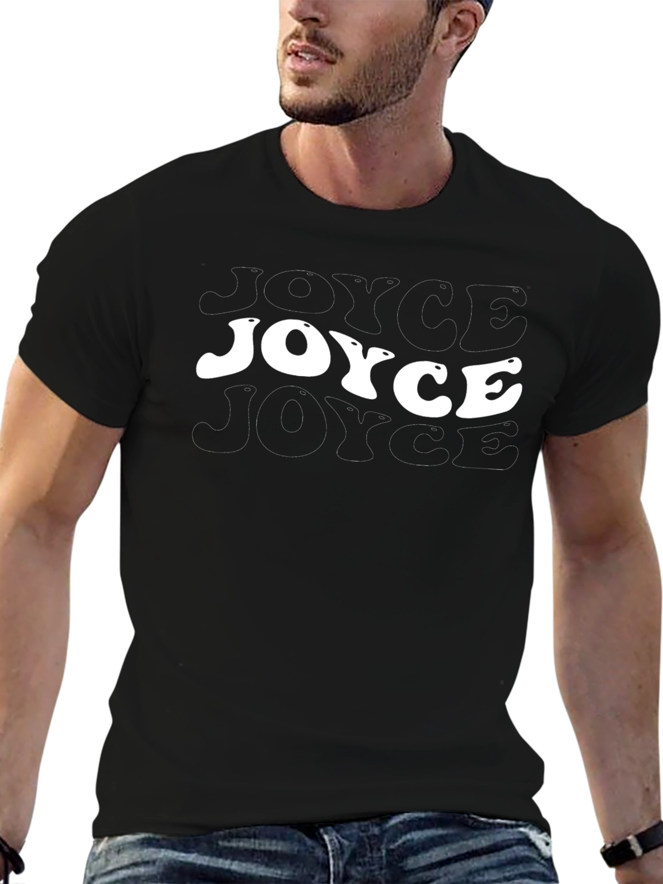 Retro Joyce Black T-Shirt