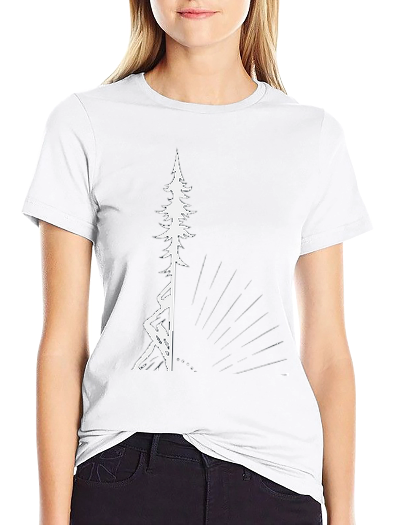 Black Tree Graphic Tee - Nature Inspired