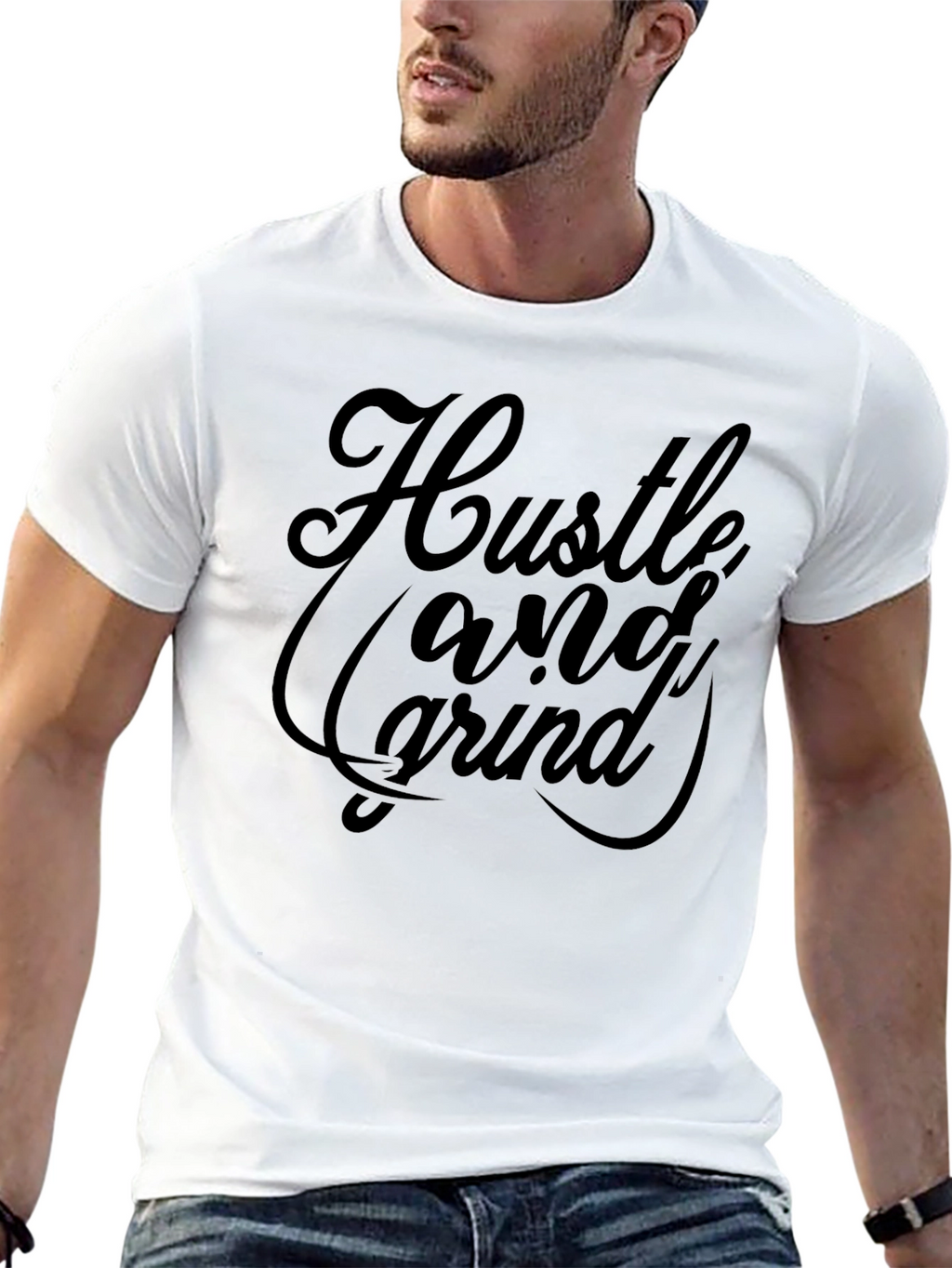 Hustle and Grind Black T-Shirt