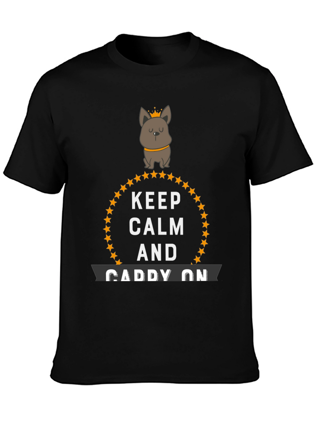 Keep Calm and Caddy On Novelty T-Shirt