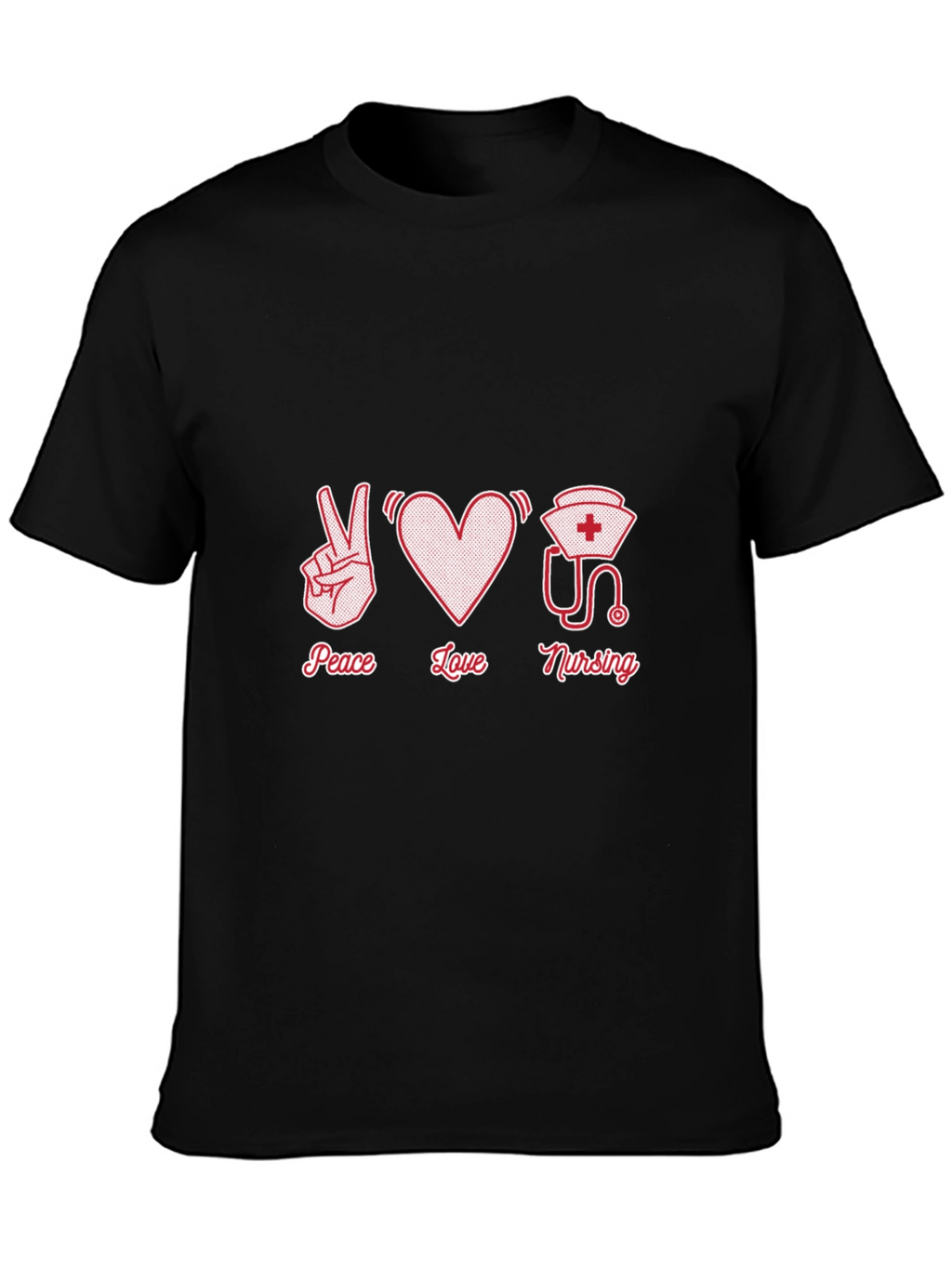 Peace Love Nursing Graphic Tee