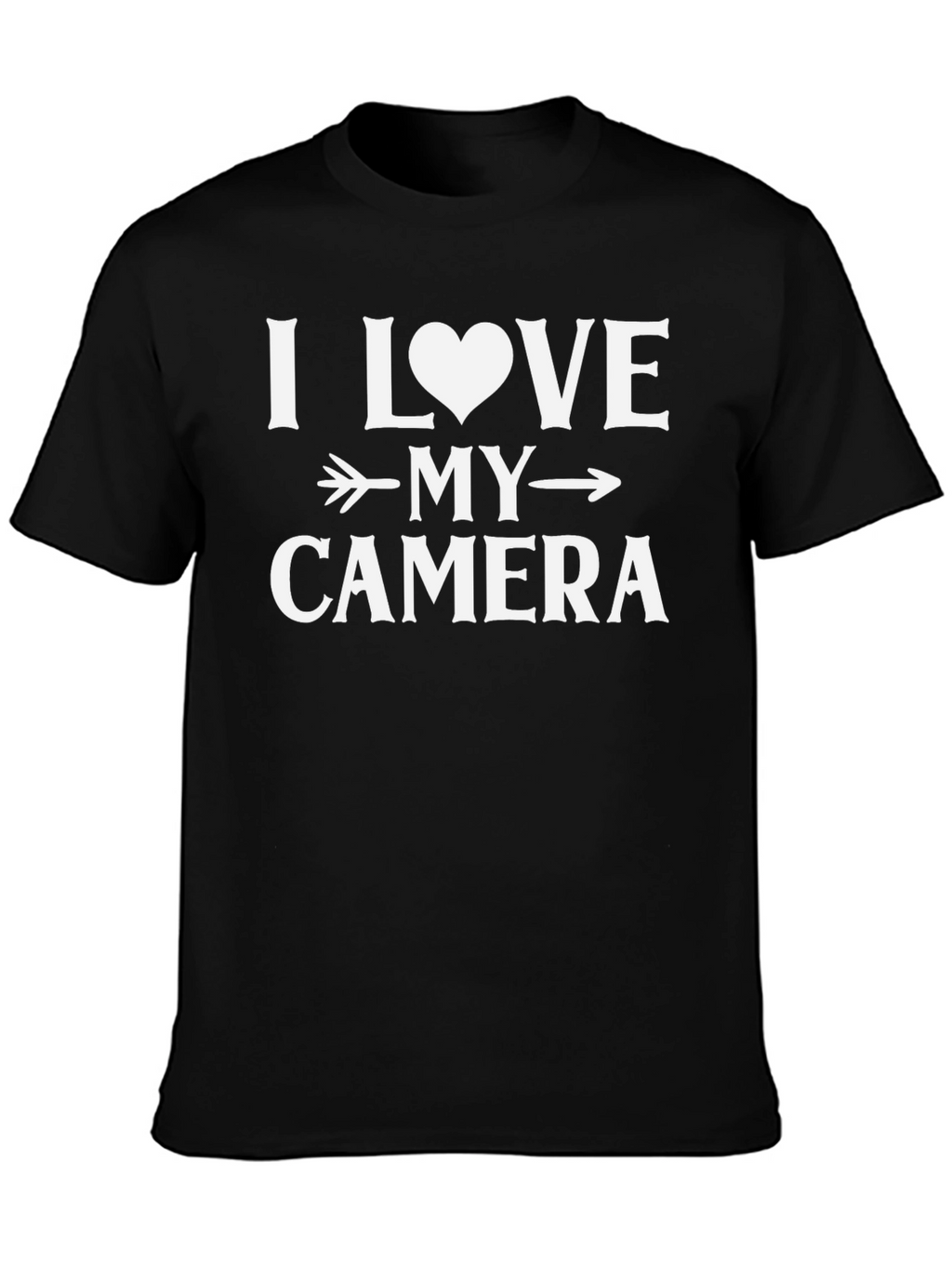 I Love My Camera T-Shirt - Photography Enthusiast Apparel