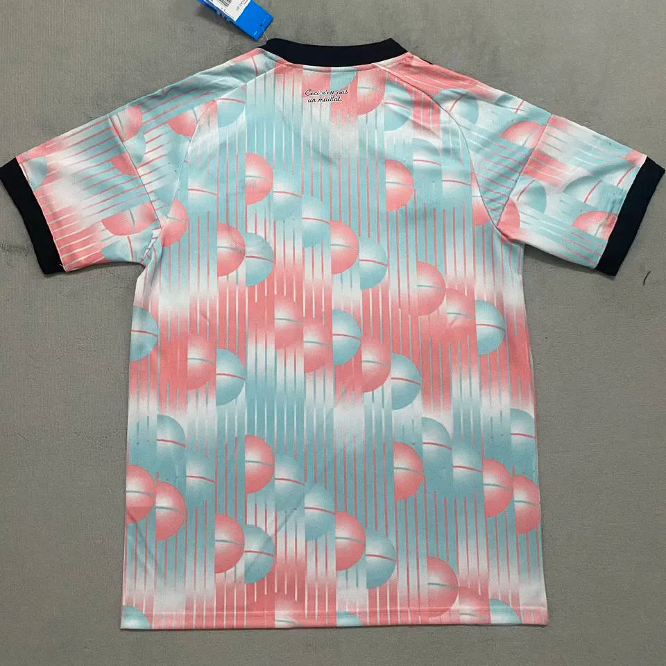 2026/27 Belgium Away Fans Soccer Jersey (Have Right Patch 有右臂章 黑底白字） Detail 1
