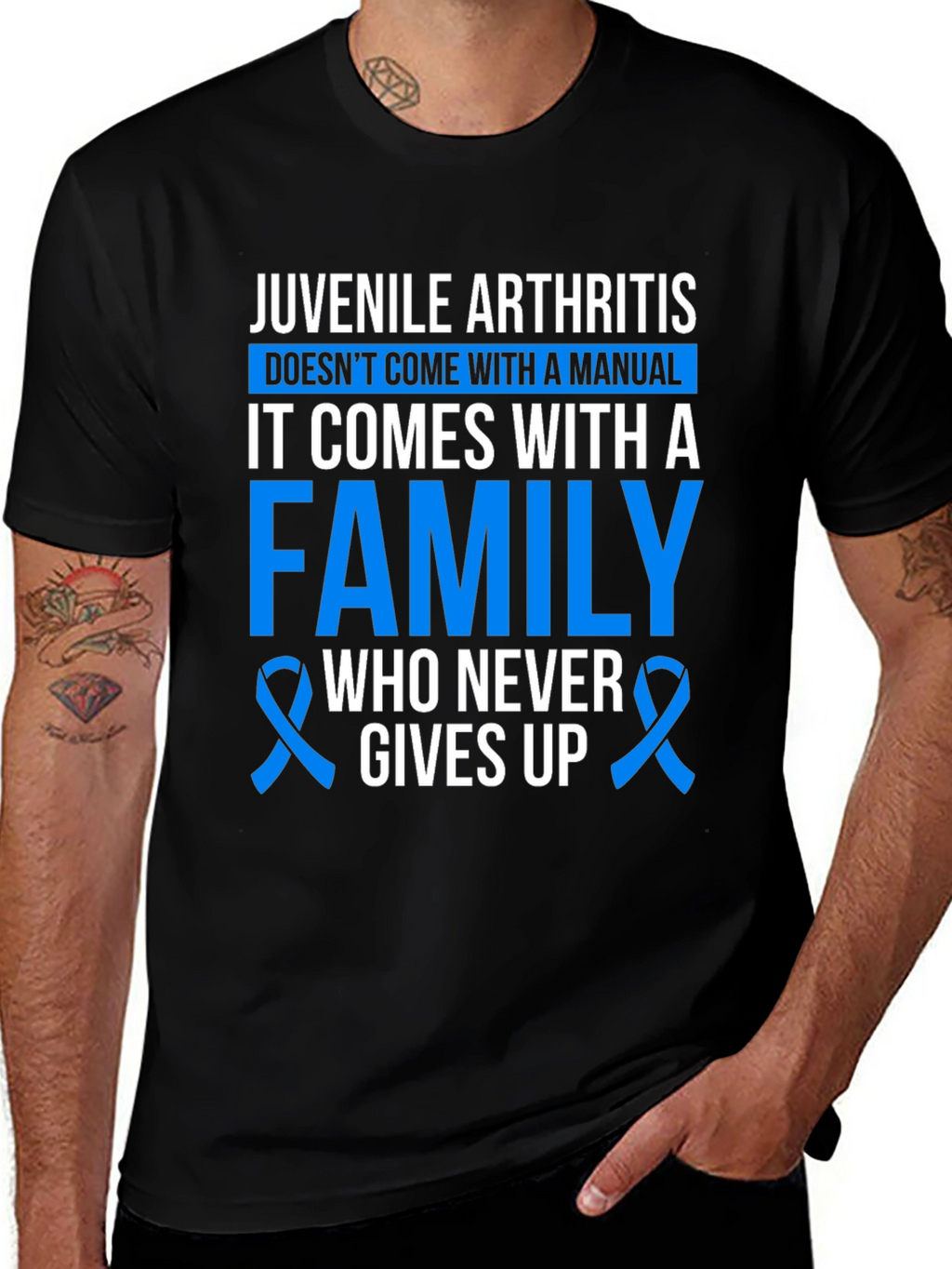 Juvenile Arthritis Awareness T-Shirt - Family Support