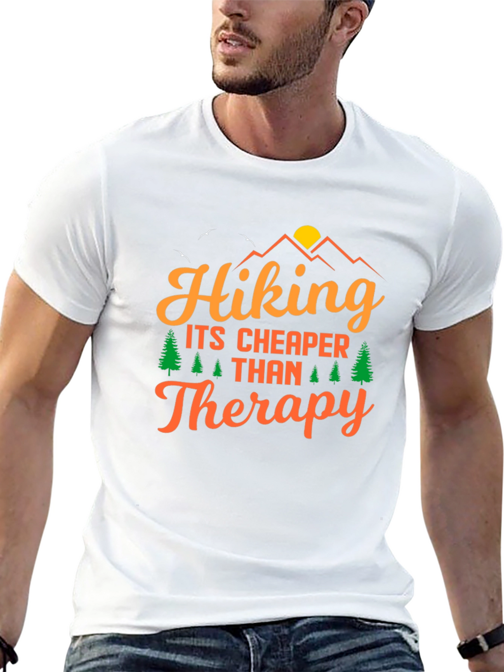 Hiking Therapy Graphic Tee