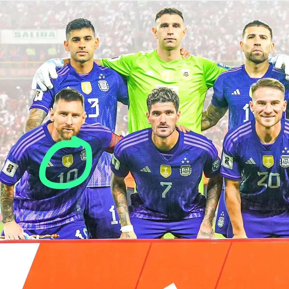 2022/23 Argentina Away Player Version Jersey (3 Stars 3星) Back