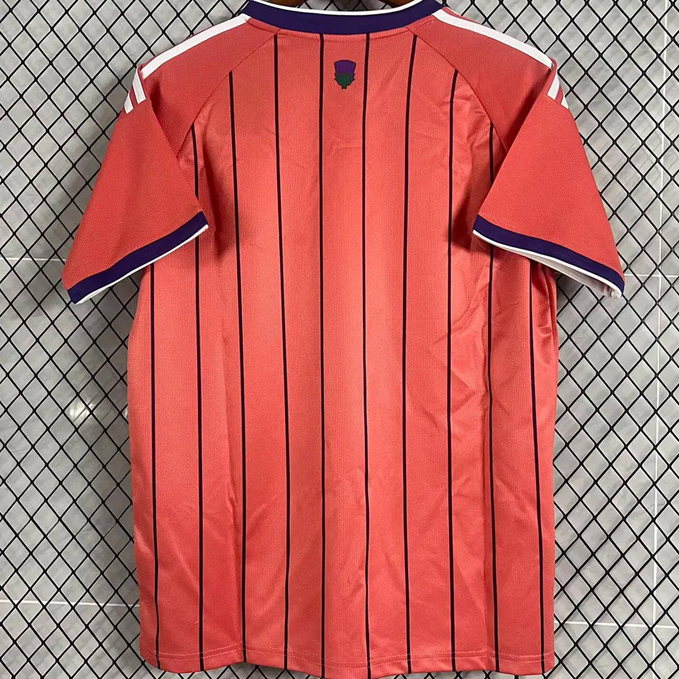 2026/27 Scotland Away Fans Soccer Jersey (Have Right Patch 有右臂章 黑底白字） Detail 1