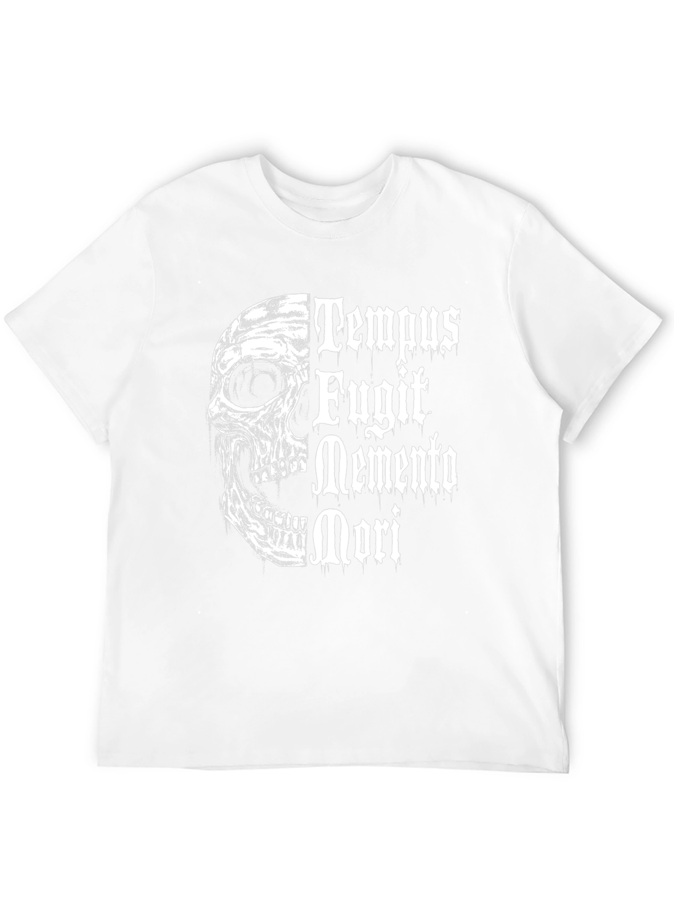 Memento Mori Skull Graphic T-Shirt