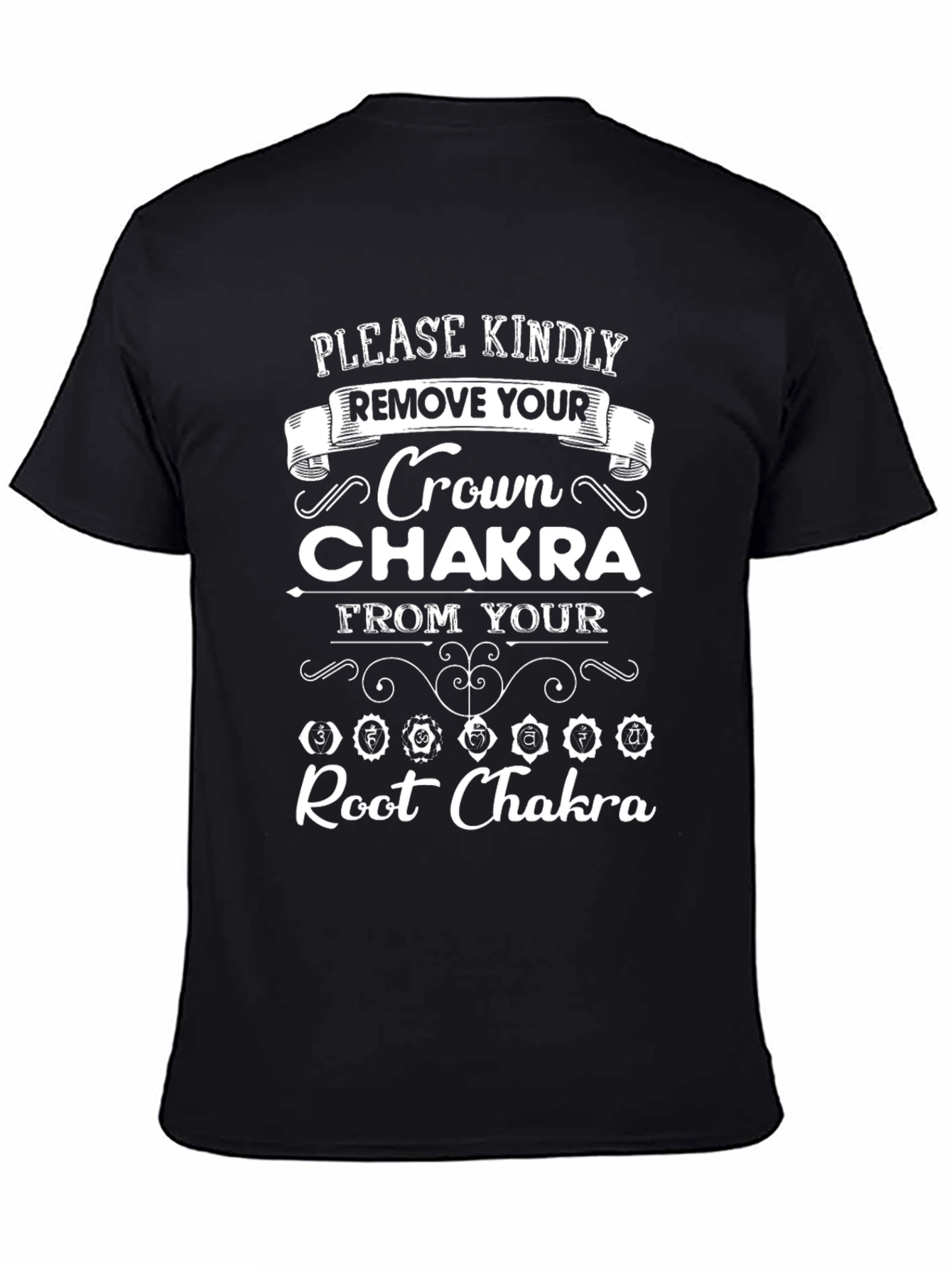 Crown Chakra Humor Graphic Tee