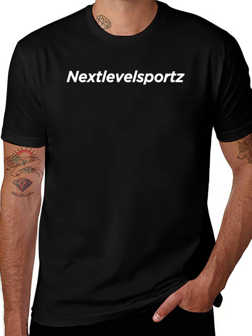 Nextlevelsportz Black Graphic T-Shirt