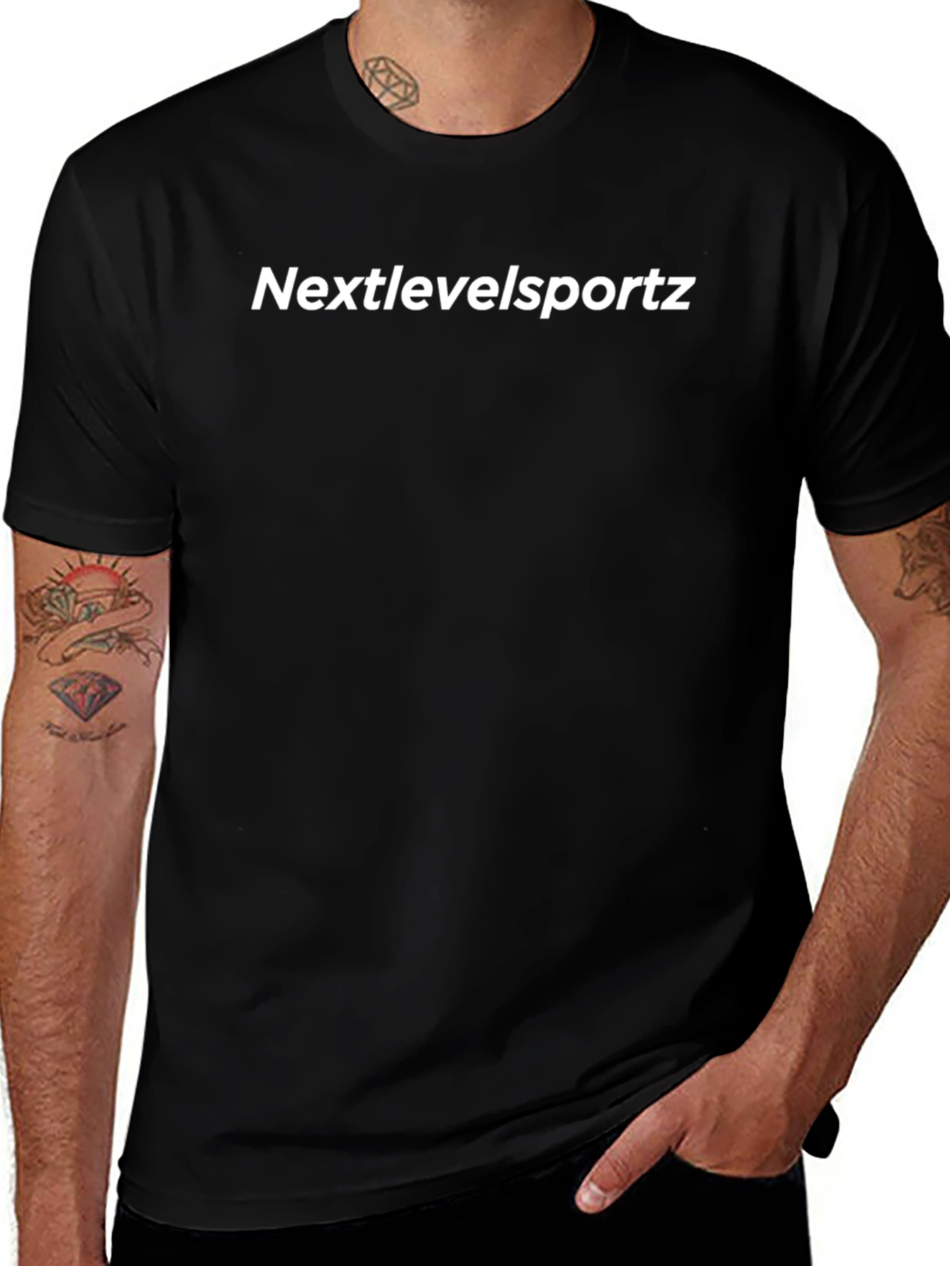Nextlevelsportz Black Graphic T-Shirt