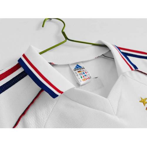 Zidane #10 Retro France Away Jersey World Cup 1998 Image 6