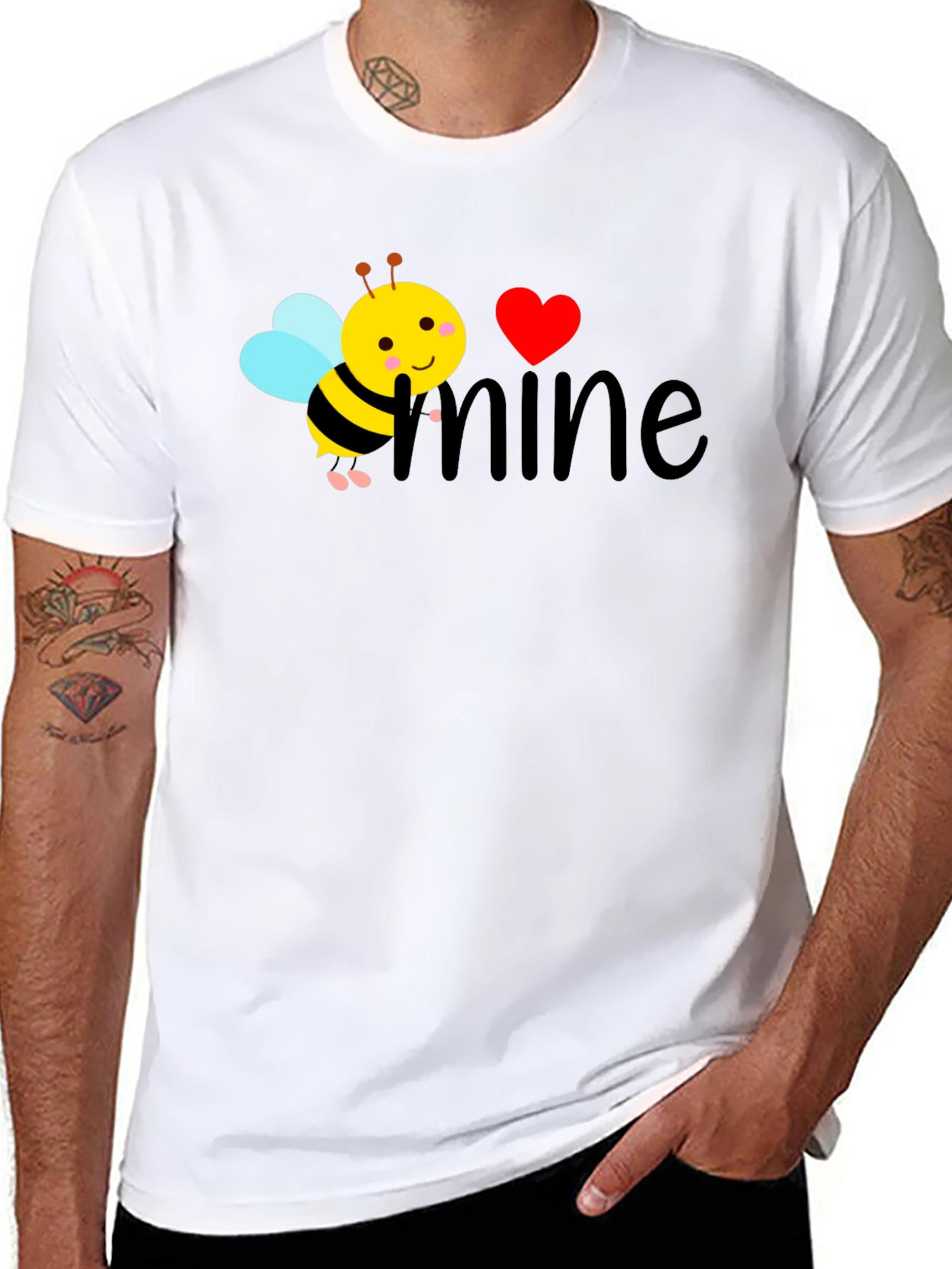 Bee Mine Graphic Tee - Valentines Day