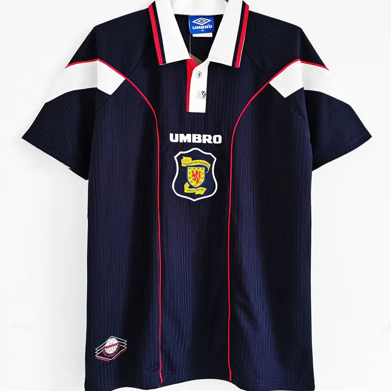 1996/1998 Scotland Home Retro Soccer Jersey Front