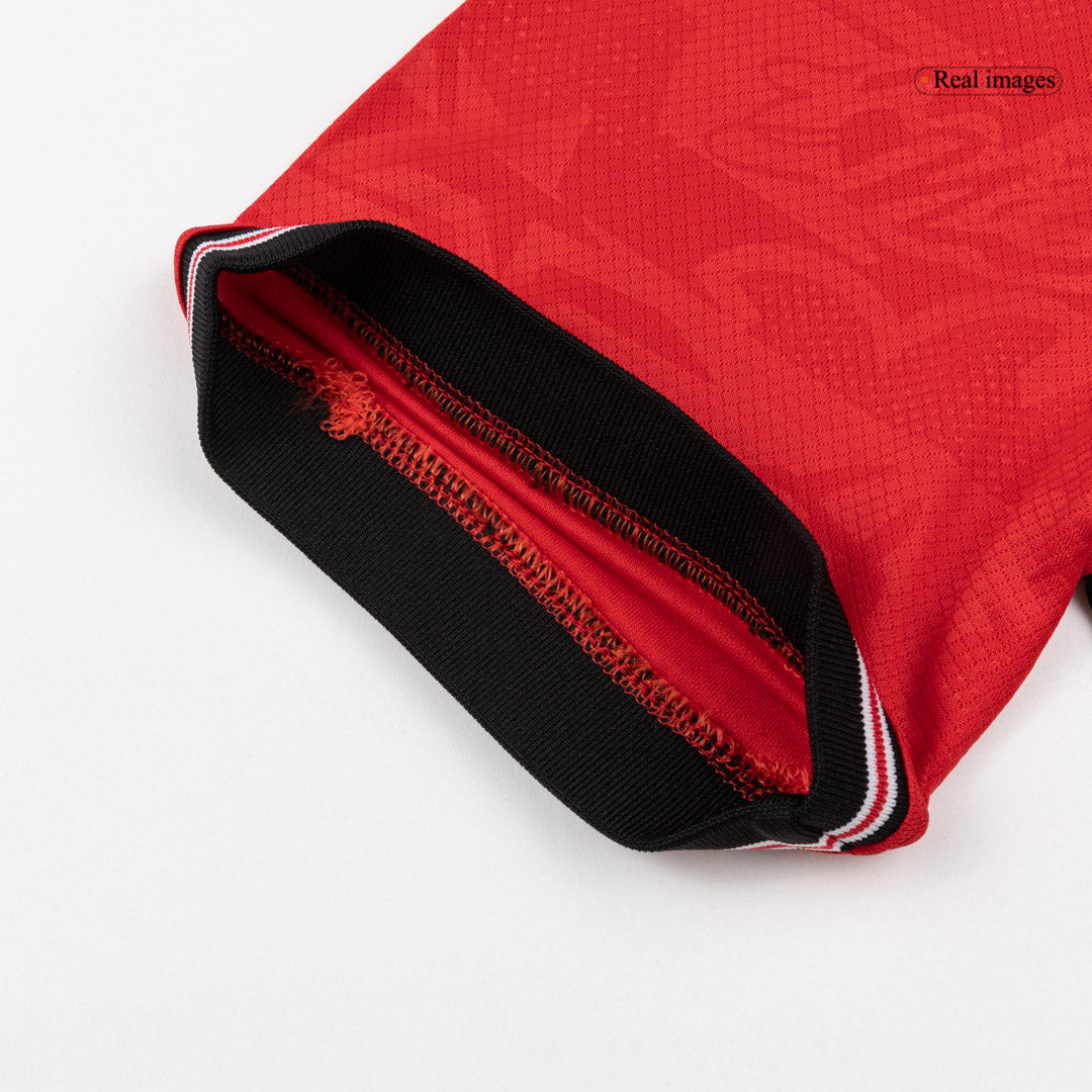 RICE #4 England Away Soccer Jersey World Cup 2026 Red Image 6