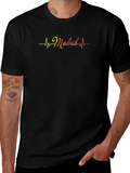 Madrid Heartbeat Graphic T-Shirt - Black