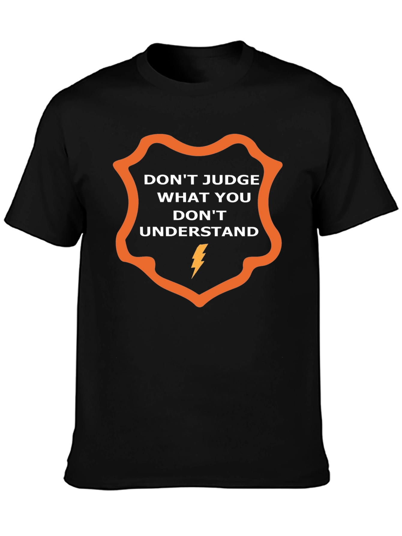 Dont Judge Graphic T-Shirt - Stylish Slogan Tee