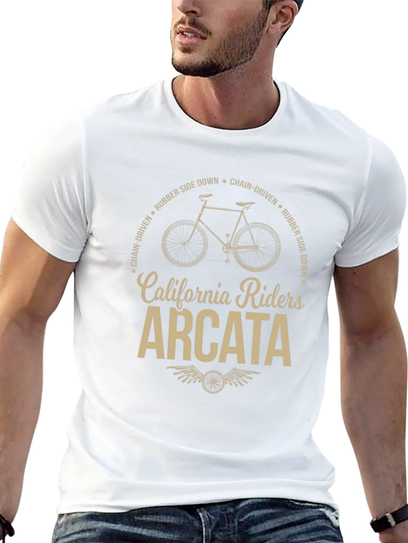 California Riders Arcata T-Shirt: Chain-Driven Style