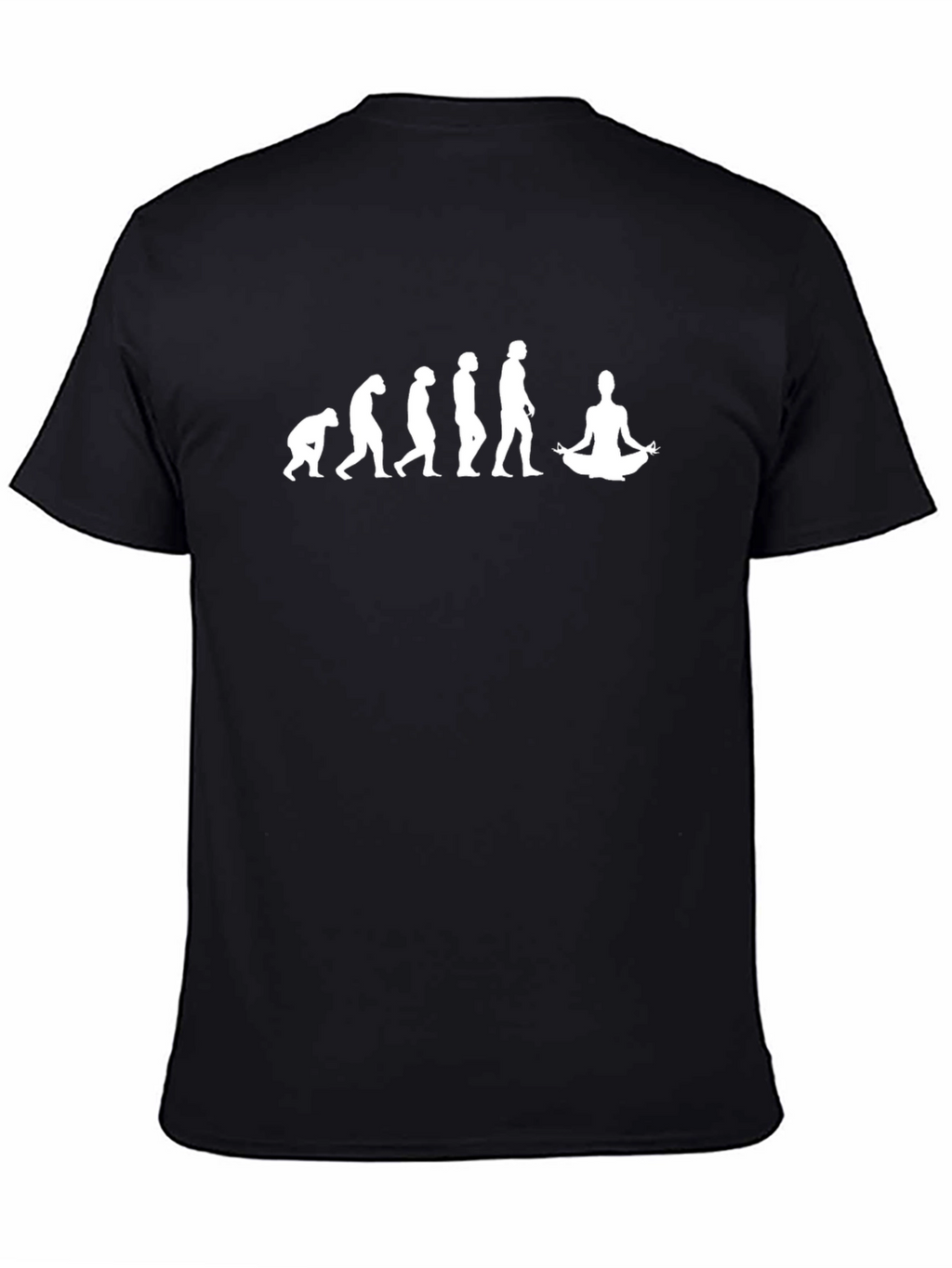 Evolution of Yoga Black T-Shirt