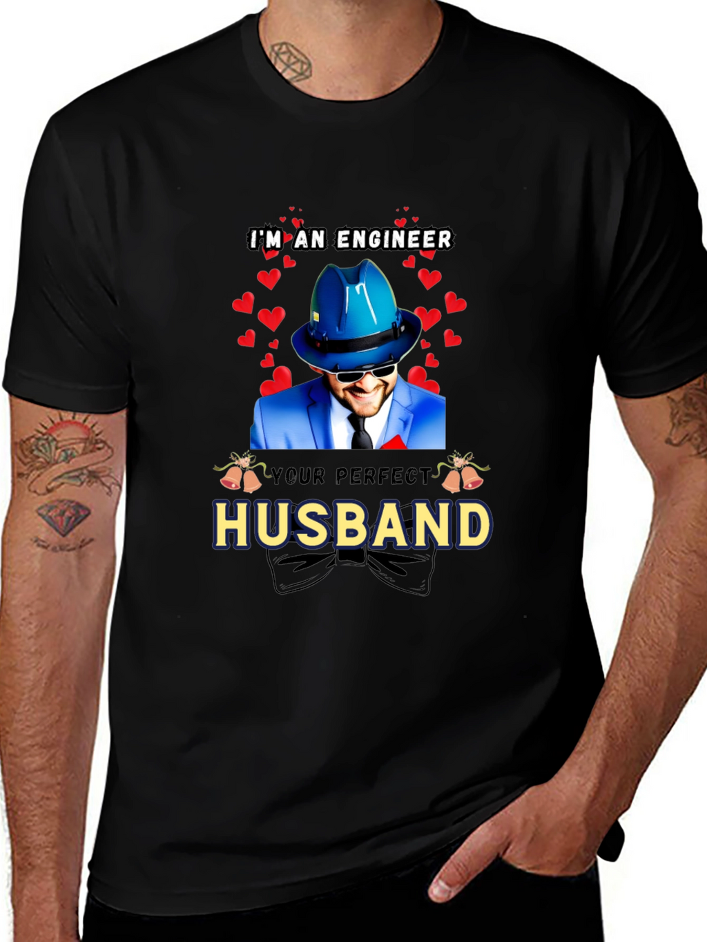 Engineer Husband T-Shirt - Perfect Gift